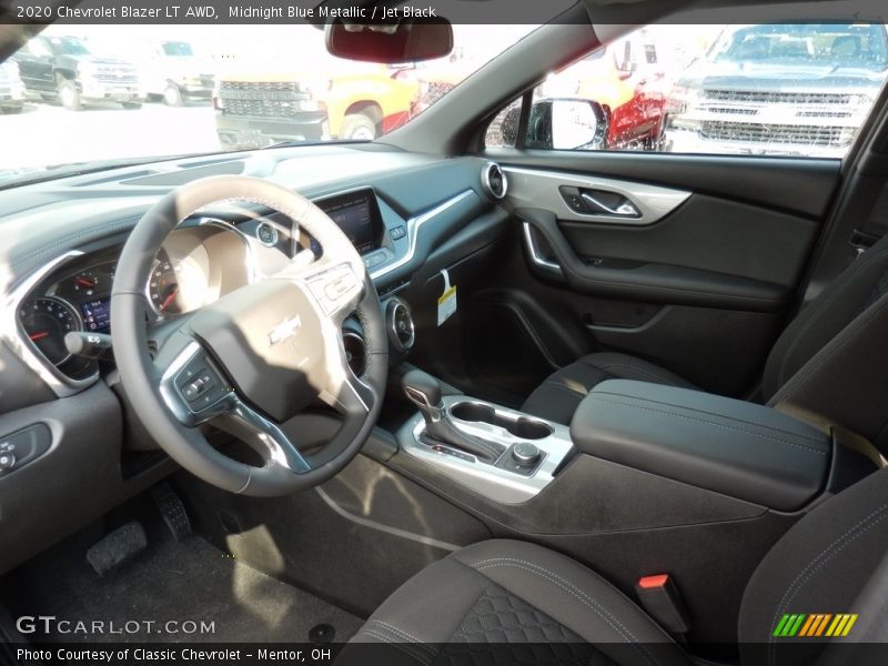 Midnight Blue Metallic / Jet Black 2020 Chevrolet Blazer LT AWD