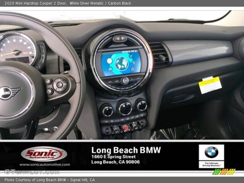 White Silver Metallic / Carbon Black 2020 Mini Hardtop Cooper 2 Door