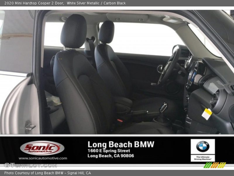 White Silver Metallic / Carbon Black 2020 Mini Hardtop Cooper 2 Door