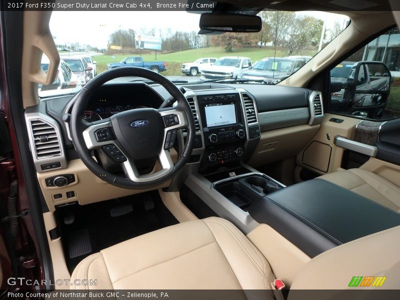Bronze Fire / Camel 2017 Ford F350 Super Duty Lariat Crew Cab 4x4
