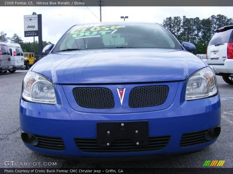 Nitrous Blue Metallic / Ebony 2008 Pontiac G5