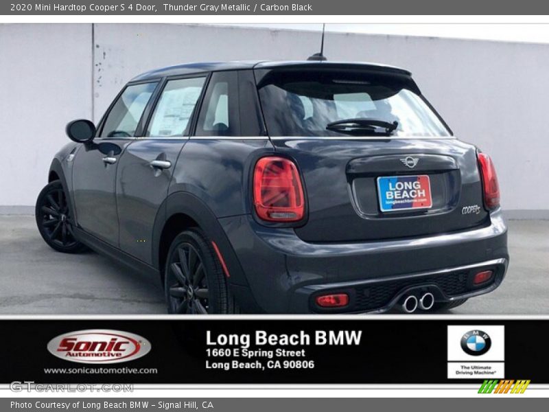 Thunder Gray Metallic / Carbon Black 2020 Mini Hardtop Cooper S 4 Door