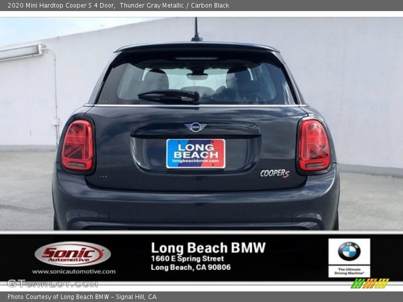 Thunder Gray Metallic / Carbon Black 2020 Mini Hardtop Cooper S 4 Door