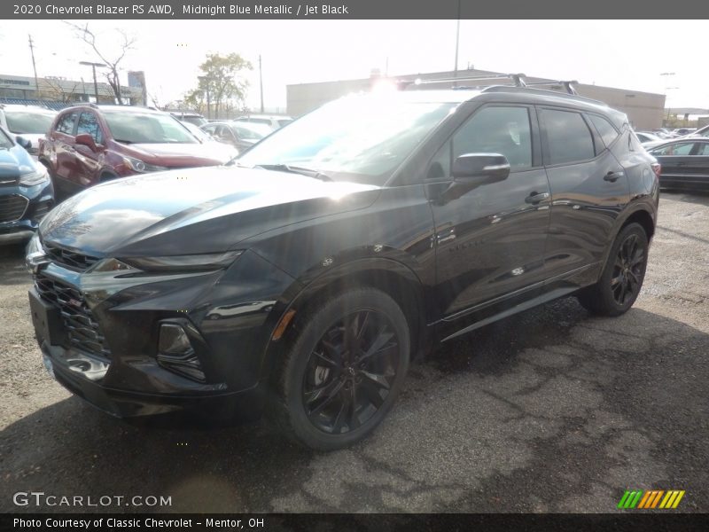 Midnight Blue Metallic / Jet Black 2020 Chevrolet Blazer RS AWD