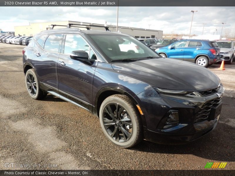 Midnight Blue Metallic / Jet Black 2020 Chevrolet Blazer RS AWD