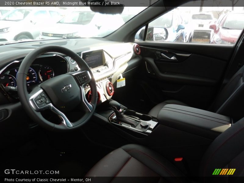 Midnight Blue Metallic / Jet Black 2020 Chevrolet Blazer RS AWD