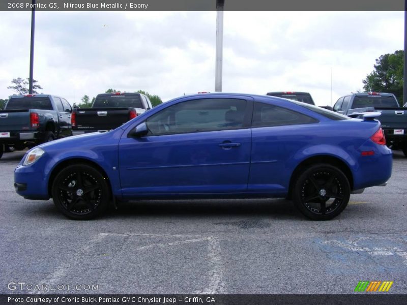 Nitrous Blue Metallic / Ebony 2008 Pontiac G5