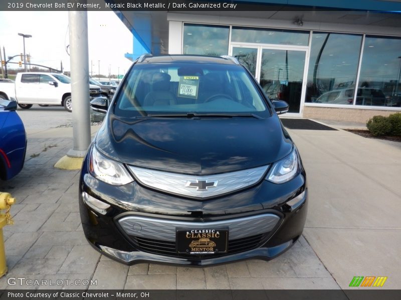 Mosaic Black Metallic / Dark Galvanized Gray 2019 Chevrolet Bolt EV Premier
