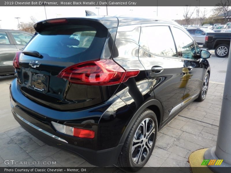 Mosaic Black Metallic / Dark Galvanized Gray 2019 Chevrolet Bolt EV Premier