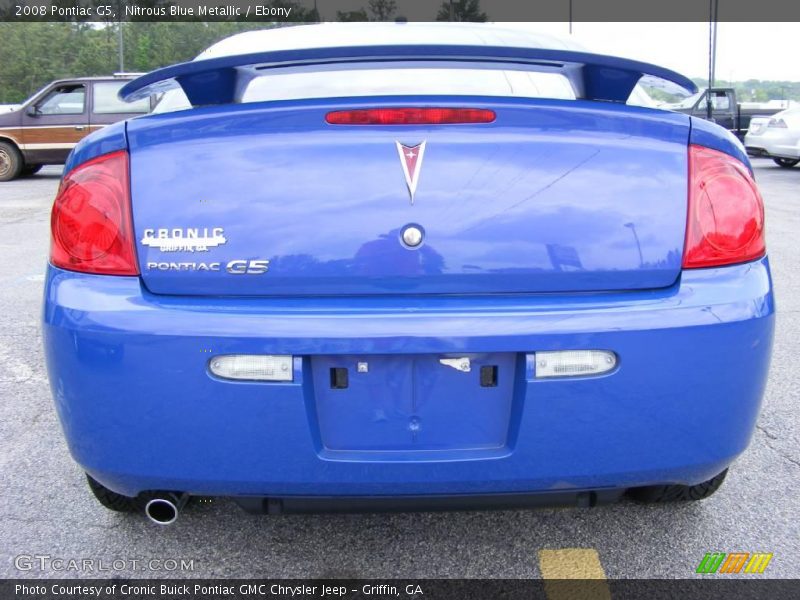 Nitrous Blue Metallic / Ebony 2008 Pontiac G5