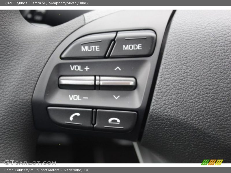 Symphony Silver / Black 2020 Hyundai Elantra SE