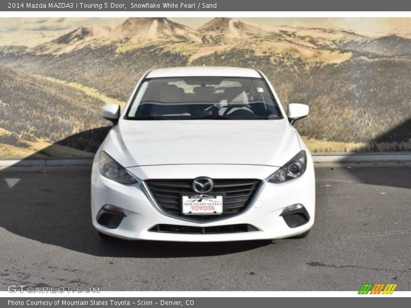 Snowflake White Pearl / Sand 2014 Mazda MAZDA3 i Touring 5 Door
