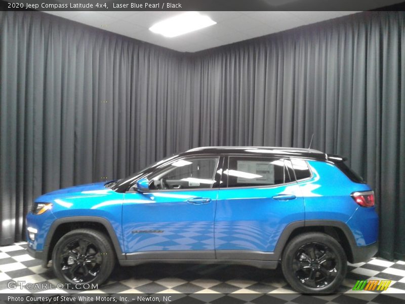 Laser Blue Pearl / Black 2020 Jeep Compass Latitude 4x4
