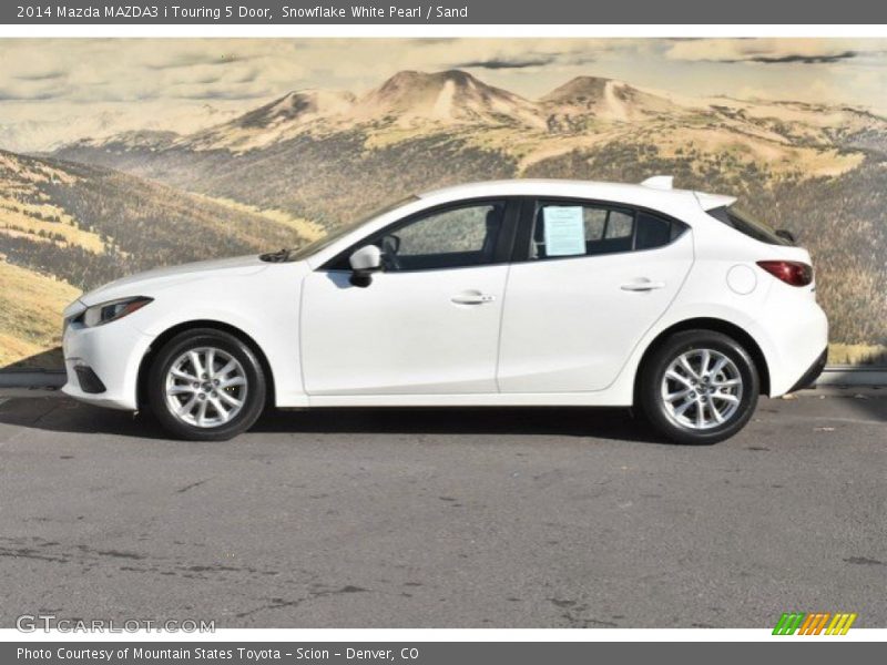 Snowflake White Pearl / Sand 2014 Mazda MAZDA3 i Touring 5 Door