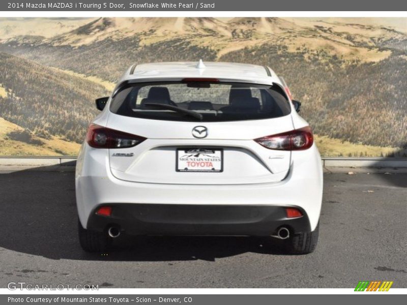 Snowflake White Pearl / Sand 2014 Mazda MAZDA3 i Touring 5 Door