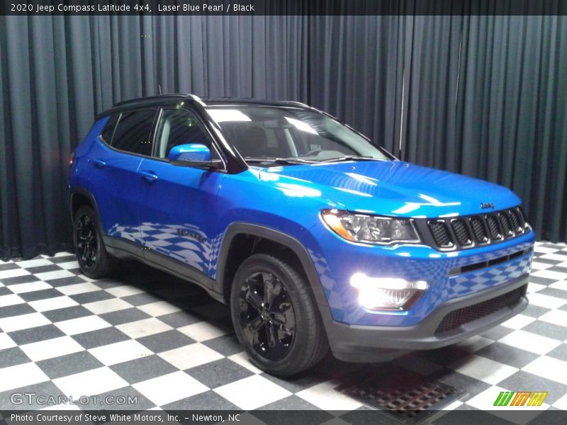 Laser Blue Pearl / Black 2020 Jeep Compass Latitude 4x4