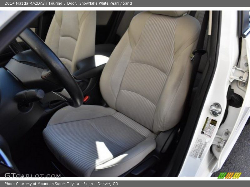 Snowflake White Pearl / Sand 2014 Mazda MAZDA3 i Touring 5 Door