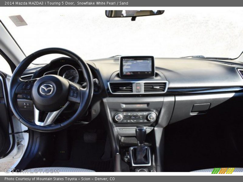 Snowflake White Pearl / Sand 2014 Mazda MAZDA3 i Touring 5 Door