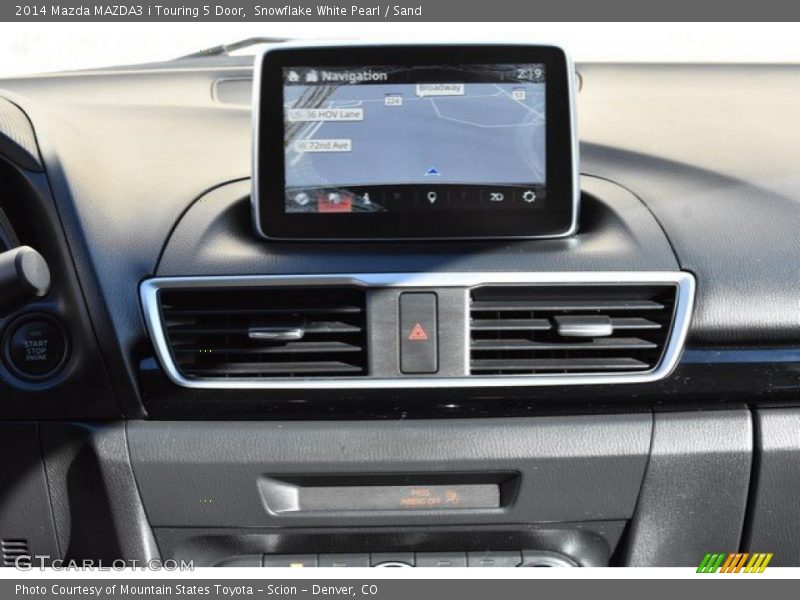 Snowflake White Pearl / Sand 2014 Mazda MAZDA3 i Touring 5 Door