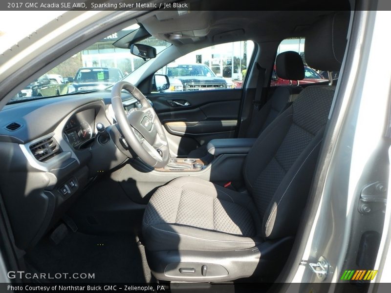 Sparkling Silver Metallic / Jet Black 2017 GMC Acadia SLE AWD