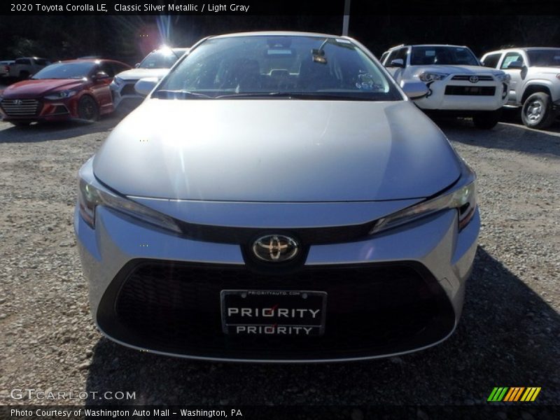 Classic Silver Metallic / Light Gray 2020 Toyota Corolla LE