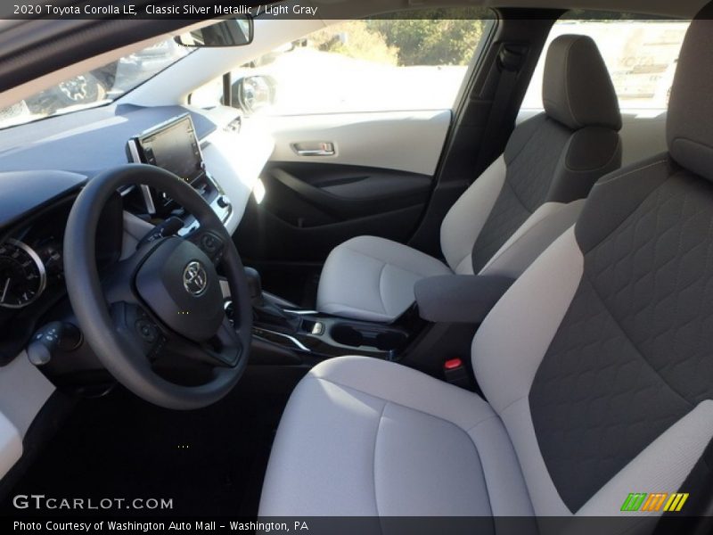 Classic Silver Metallic / Light Gray 2020 Toyota Corolla LE