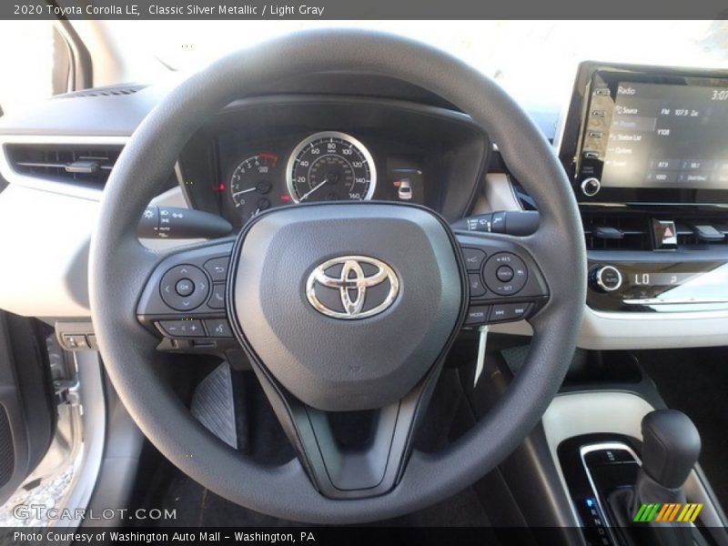 Classic Silver Metallic / Light Gray 2020 Toyota Corolla LE