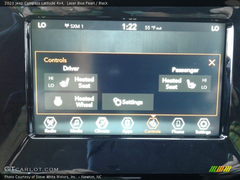 Laser Blue Pearl / Black 2020 Jeep Compass Latitude 4x4