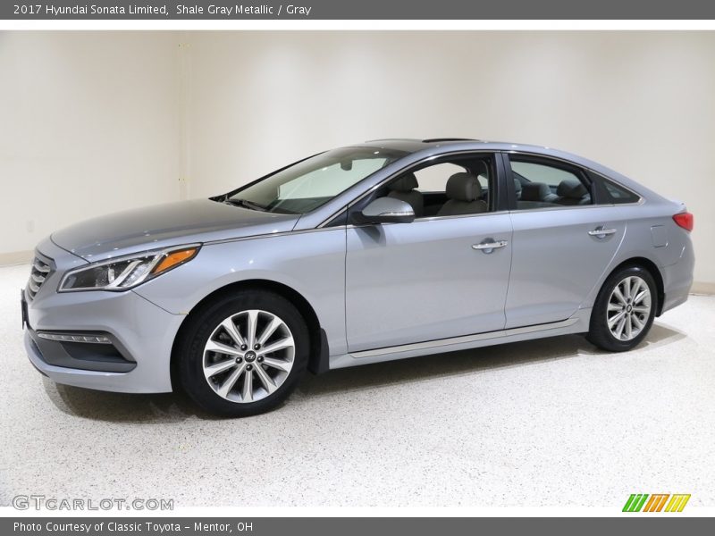 Shale Gray Metallic / Gray 2017 Hyundai Sonata Limited