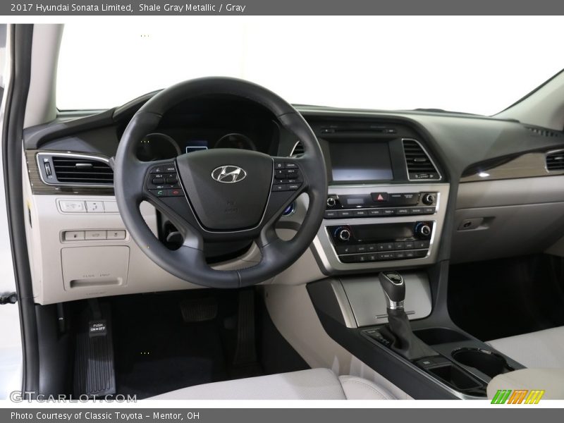 Shale Gray Metallic / Gray 2017 Hyundai Sonata Limited