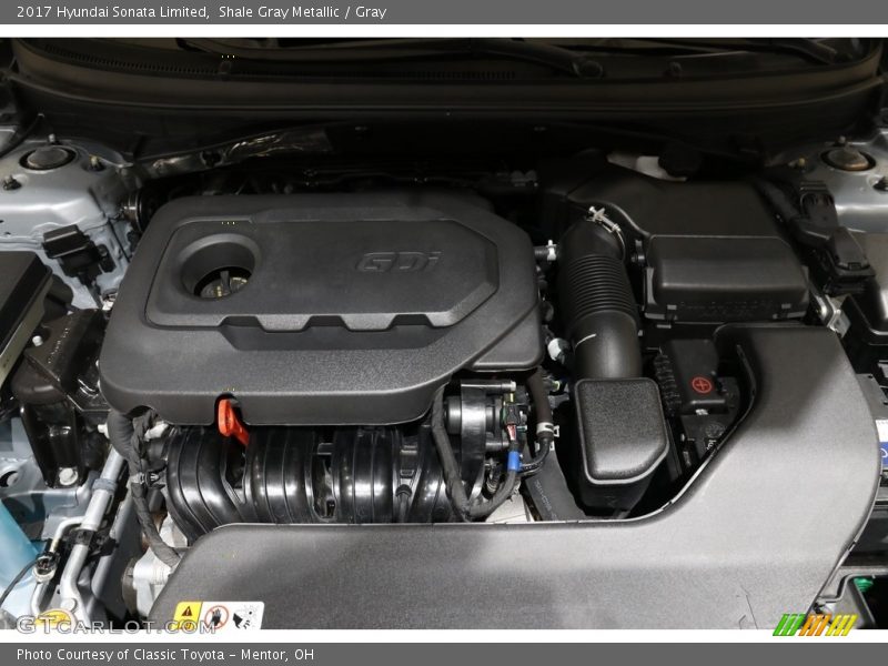 Shale Gray Metallic / Gray 2017 Hyundai Sonata Limited