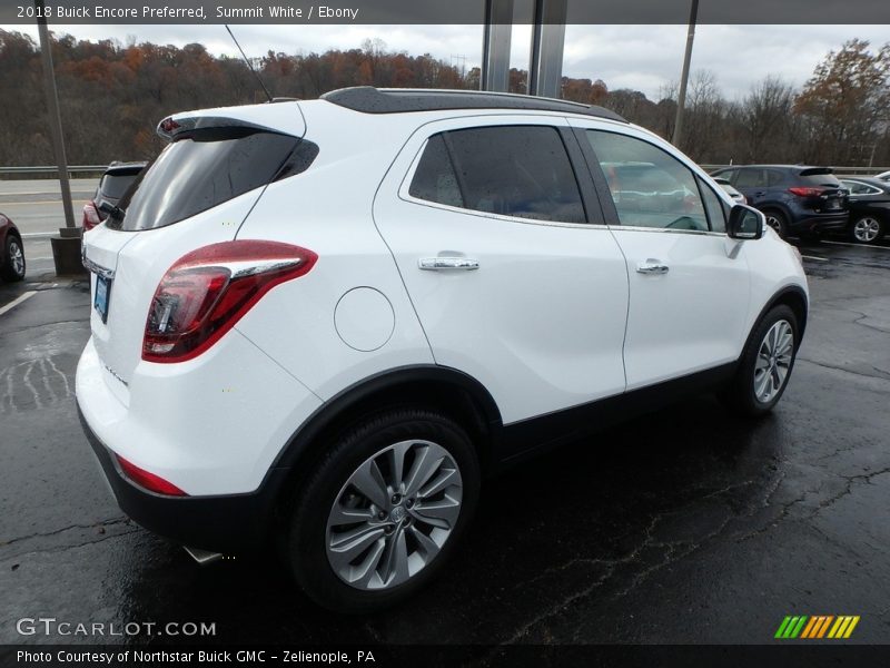 Summit White / Ebony 2018 Buick Encore Preferred