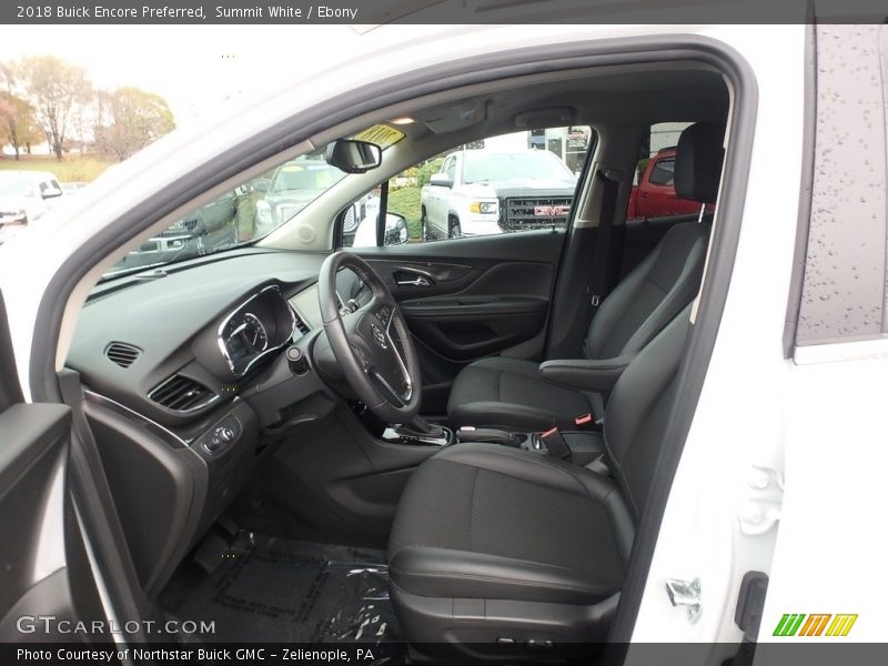 Summit White / Ebony 2018 Buick Encore Preferred