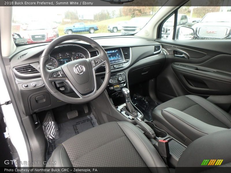 Summit White / Ebony 2018 Buick Encore Preferred