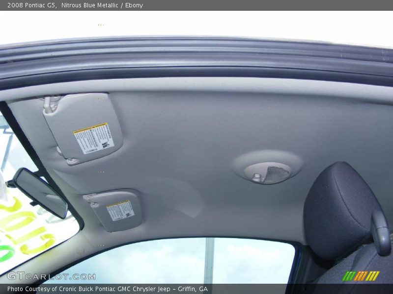 Nitrous Blue Metallic / Ebony 2008 Pontiac G5