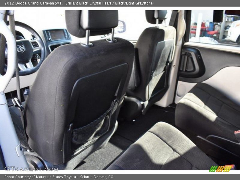 Brilliant Black Crystal Pearl / Black/Light Graystone 2012 Dodge Grand Caravan SXT