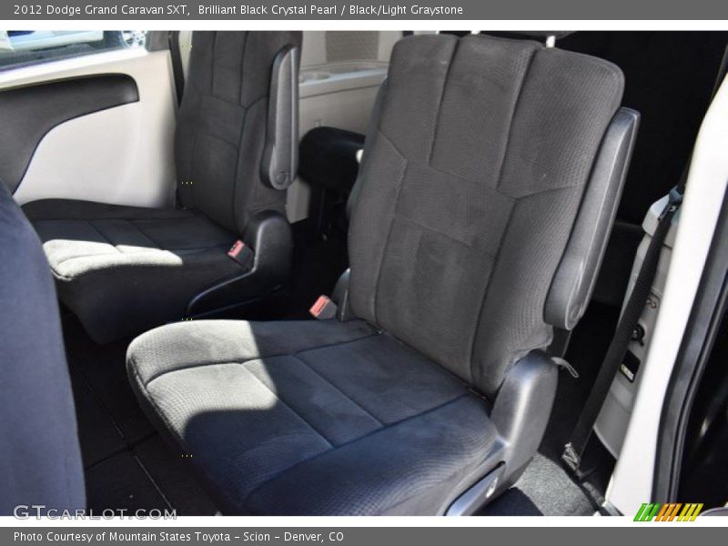 Brilliant Black Crystal Pearl / Black/Light Graystone 2012 Dodge Grand Caravan SXT