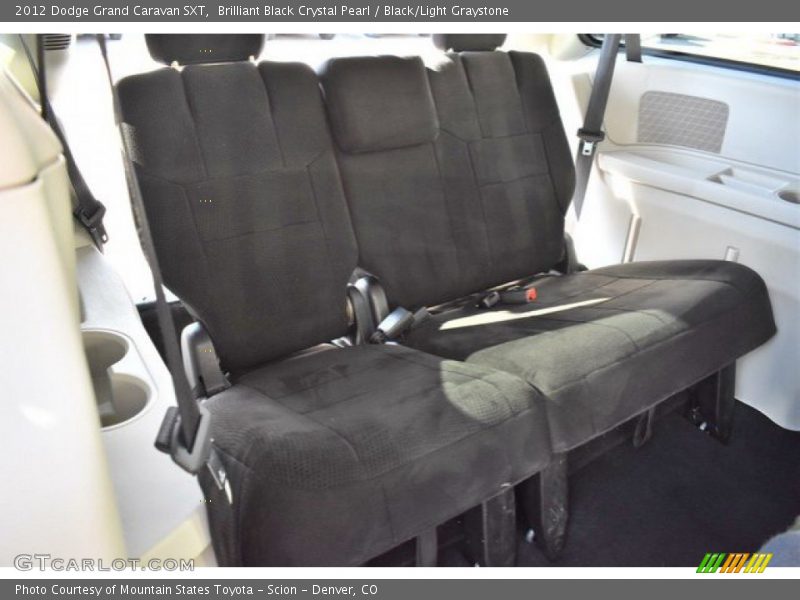 Brilliant Black Crystal Pearl / Black/Light Graystone 2012 Dodge Grand Caravan SXT