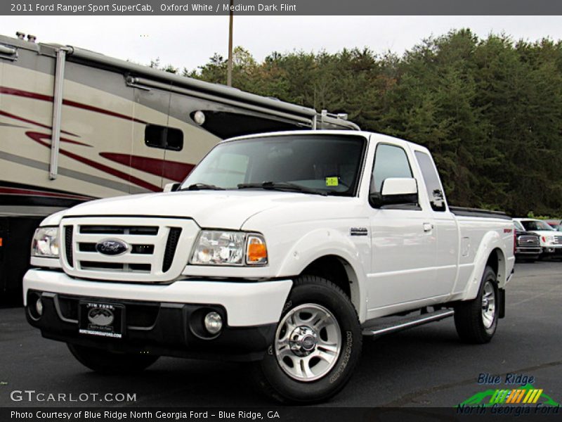 Oxford White / Medium Dark Flint 2011 Ford Ranger Sport SuperCab
