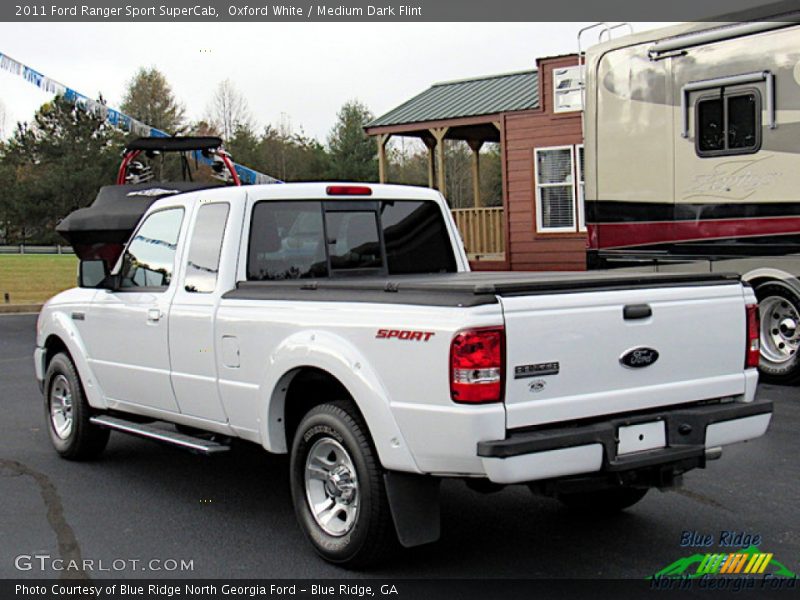 Oxford White / Medium Dark Flint 2011 Ford Ranger Sport SuperCab