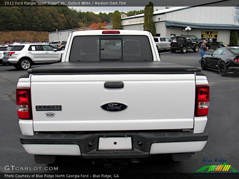 Oxford White / Medium Dark Flint 2011 Ford Ranger Sport SuperCab