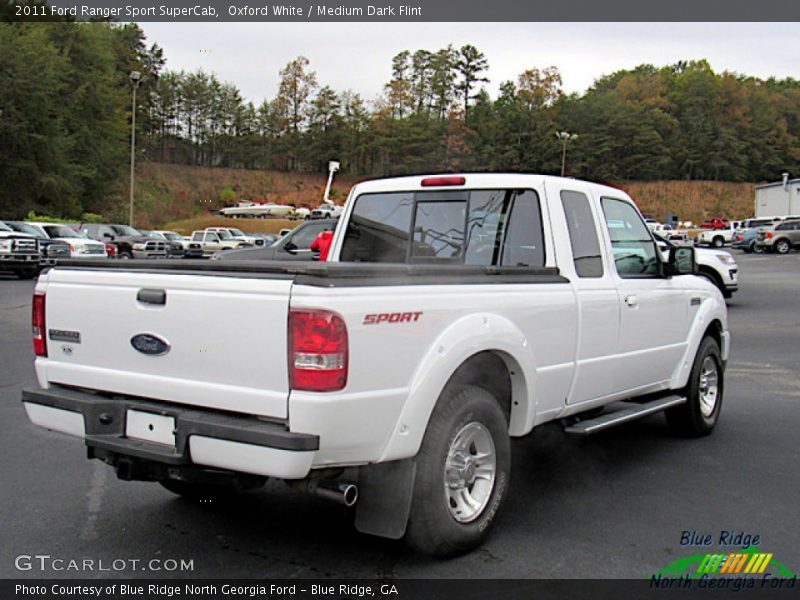 Oxford White / Medium Dark Flint 2011 Ford Ranger Sport SuperCab