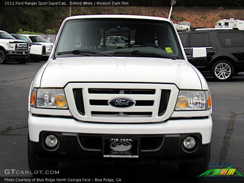 Oxford White / Medium Dark Flint 2011 Ford Ranger Sport SuperCab