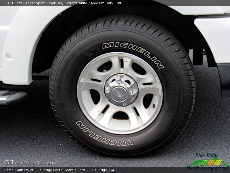 Oxford White / Medium Dark Flint 2011 Ford Ranger Sport SuperCab