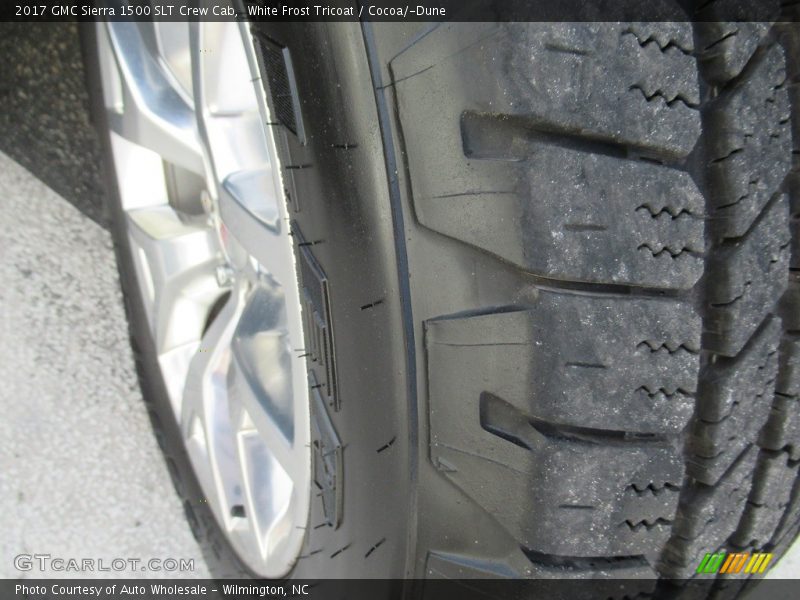 White Frost Tricoat / Cocoa/­Dune 2017 GMC Sierra 1500 SLT Crew Cab