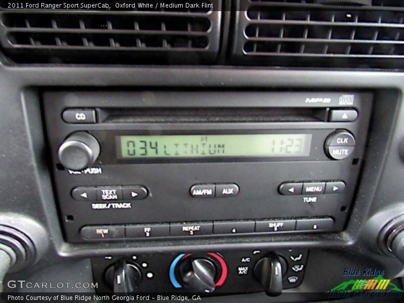 Oxford White / Medium Dark Flint 2011 Ford Ranger Sport SuperCab