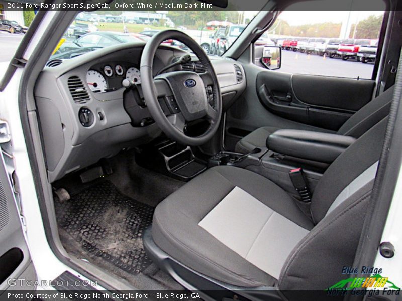 Oxford White / Medium Dark Flint 2011 Ford Ranger Sport SuperCab