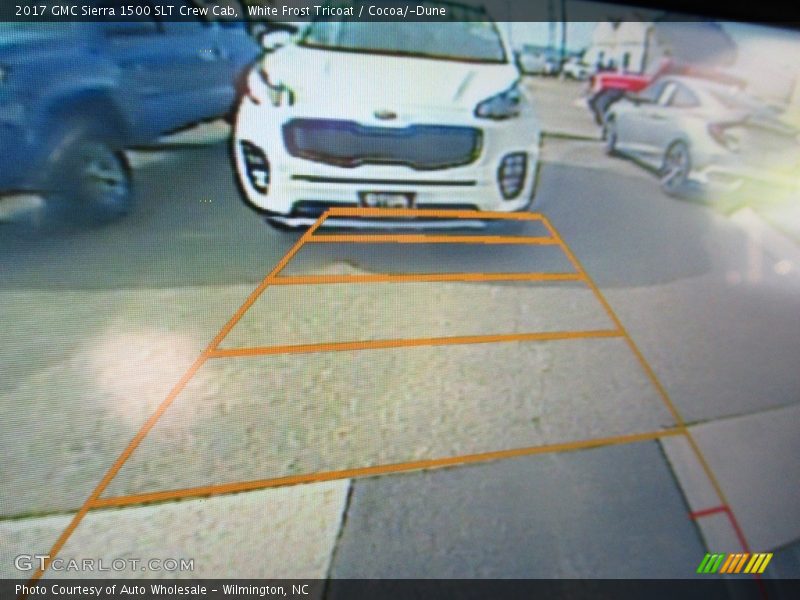 White Frost Tricoat / Cocoa/­Dune 2017 GMC Sierra 1500 SLT Crew Cab