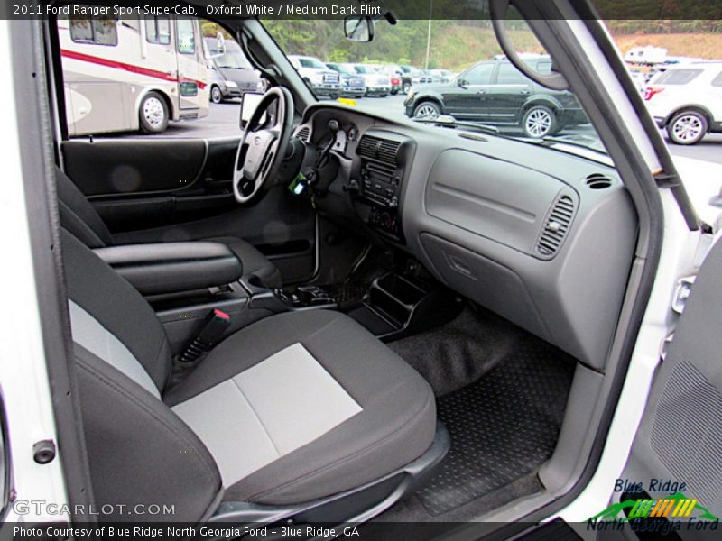 Oxford White / Medium Dark Flint 2011 Ford Ranger Sport SuperCab