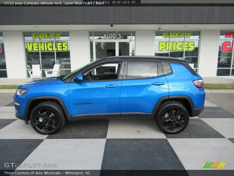 Laser Blue Pearl / Black 2019 Jeep Compass Altitude 4x4